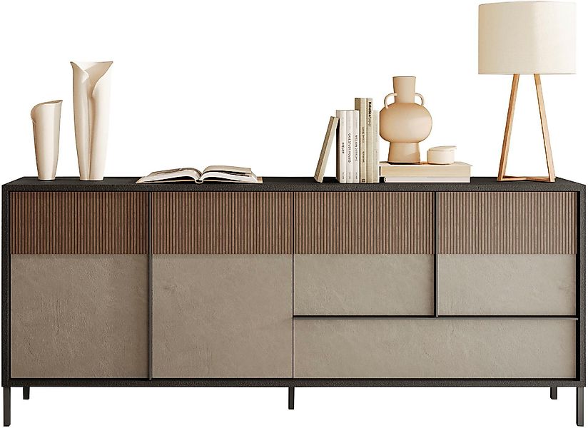 INOSIGN Sideboard "Everest Breite 206 cm, Kommode mit 4 Türen u. 1 Schubkas günstig online kaufen