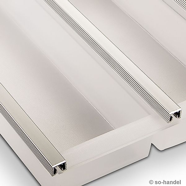 SO-TECH® Besteckeinsatz Cuisio Besteckeinsatz transluzent-weiß Schubladenei günstig online kaufen