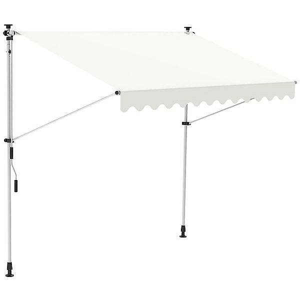 Mucola Klemmmarkise LED Klemmmarkise 150-400cm Balkon günstig online kaufen