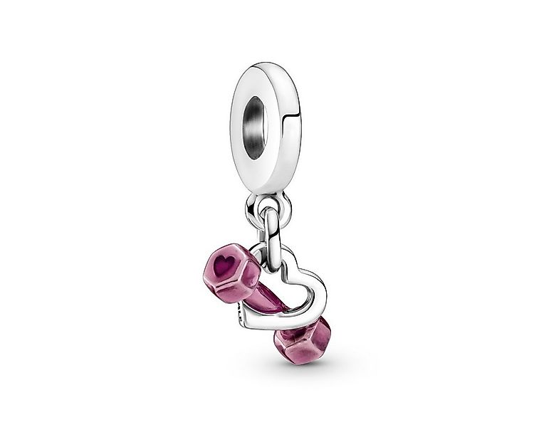 Pandora Charm-Einhänger 799545C01 Charm-Anhänger Damen Hantel und Herz Ster günstig online kaufen