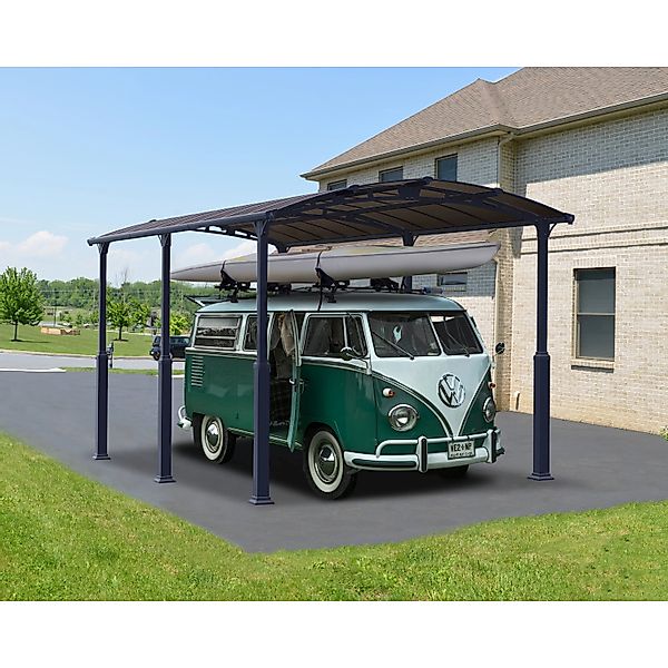 Canopia Carport Arcadia Alpine 6400 Anthrazit 360 cm x 650 cm günstig online kaufen