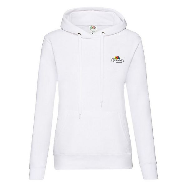 Fruit of the Loom Kapuzensweatshirt Damen Kapuzenpullover mit Vintage-Logo günstig online kaufen