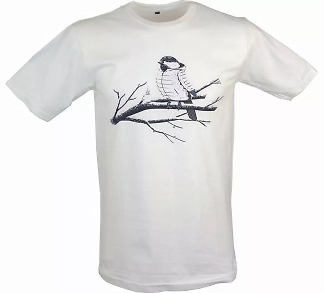 Guru-Shop T-Shirt Fun Retro Art T-Shirt - Flugpause /weiß alternative Bekle günstig online kaufen