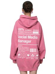 Worldclassca Hoodie Worldclassca Oversized MANAGER Print günstig online kaufen