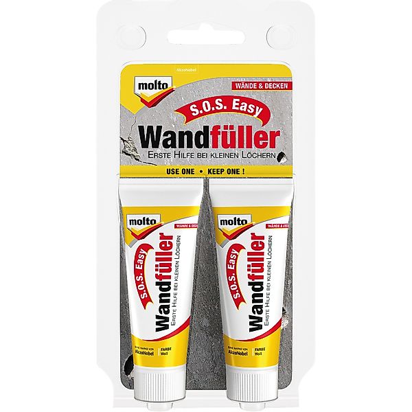 MOLTO Spachtelmasse MOLTO S.O.S Easy Wandfüller 2x20ml günstig online kaufen