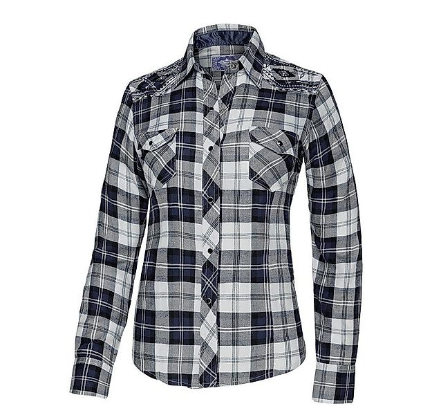 Stars & Stripes Langarmbluse Westernbluse Pasadena mit Bestickung günstig online kaufen