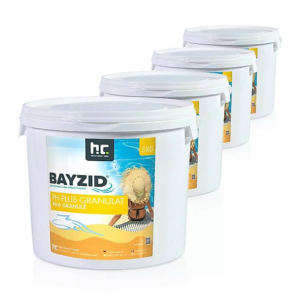 Bayzid pH Plus Granulat für den Pool 4 x 5kg günstig online kaufen