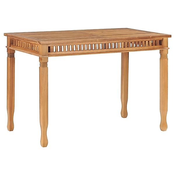 vidaXL Garten-Esstisch 110x65x80 cm Massivholz Teak 49385 günstig online kaufen