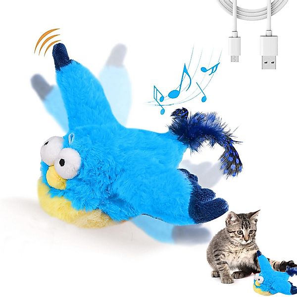 BlingBin Tier-Intelligenzspielzeug Katzenspielzeug Vogel Fliegt, Elektrisch günstig online kaufen