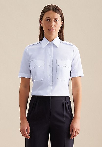 seidensticker Hemdbluse, Langarm Kragen Uni günstig online kaufen