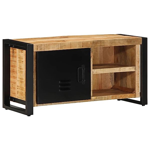 vidaXL TV-Schrank 80x30x40 cm Raues Massivholz Mango 4013587 günstig online kaufen