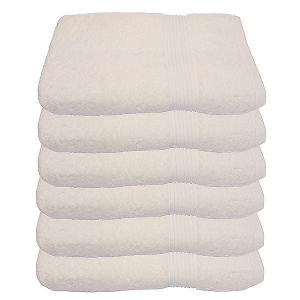 Julie Julsen Handtücher 6-Handtücher-Naturweiß-Handtuch 50 x günstig online kaufen