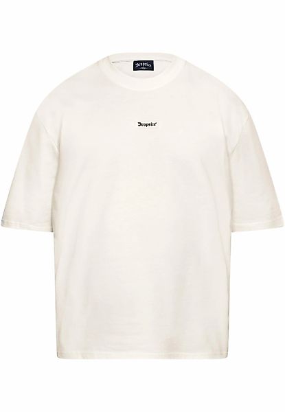 Dropsize T-Shirt "Dropsize Herren Heavy Oversize Front Rubber Patch T-Shirt günstig online kaufen