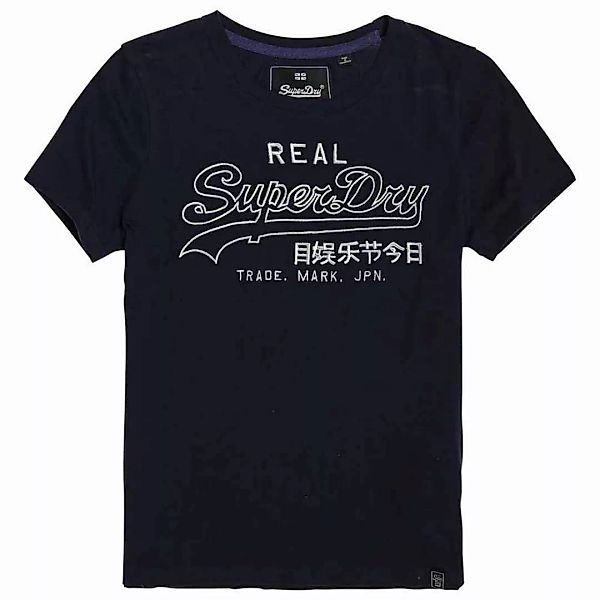 Superdry Vintage Logo Outline 2XS Navy Blue günstig online kaufen