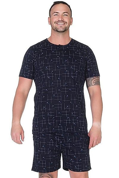 EloModa Capri-Pyjama Herren Pyjama Shorty und T-Shirt Schlafanzug, Gr. M L günstig online kaufen