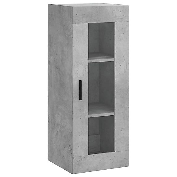 vidaXL Hängeschrank Wandschrank Betongrau 34,5x34x90 cm günstig online kaufen
