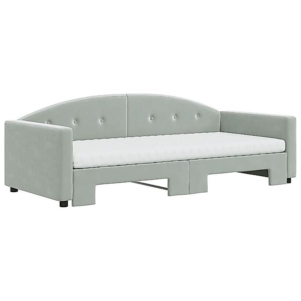 vidaXL Bett Tagesbett Ausziehbar mit Matratzen günstig online kaufen