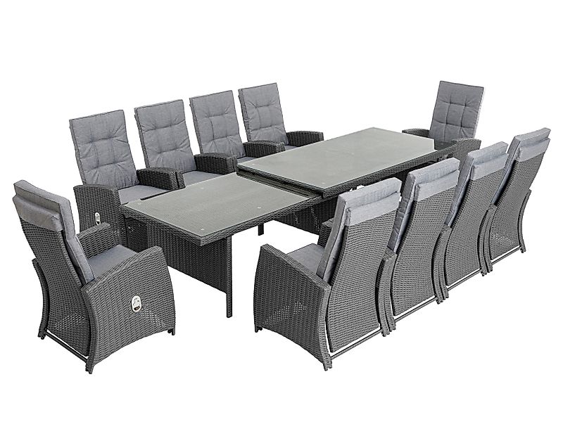 KONIFERA Garten-Essgruppe ""New Paris"", (Set, 31 tlg., 10 Sessel, Tisch au günstig online kaufen