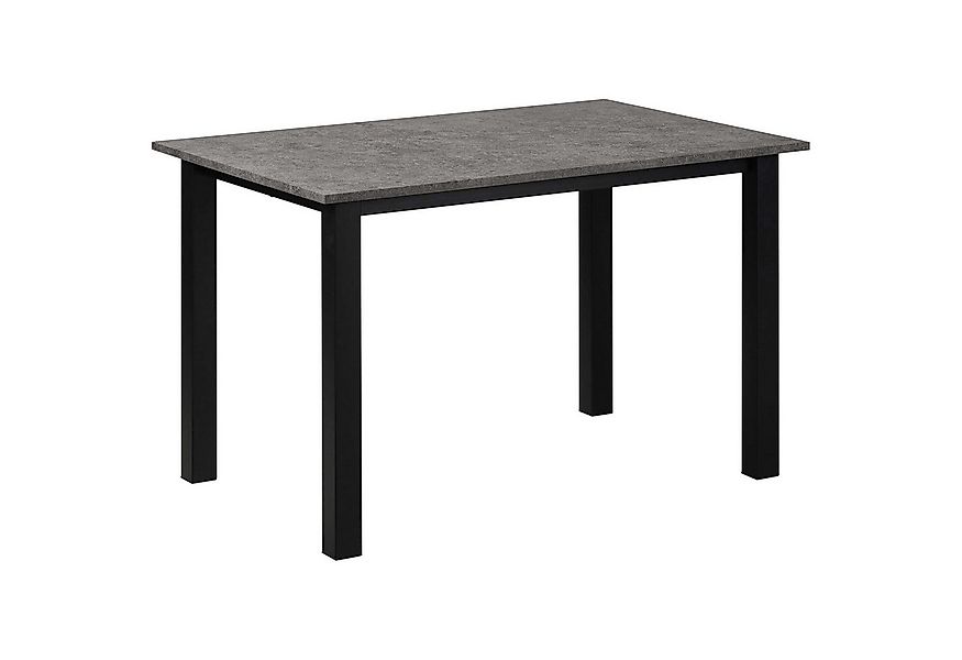 OTTO home Esstisch Babetta, schwarzes pulverbeschichtetes Metallgestell, ve günstig online kaufen