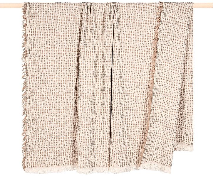 PAD Wohndecke "Waffle, Waffelpique-Decke" Made in Europe günstig online kaufen