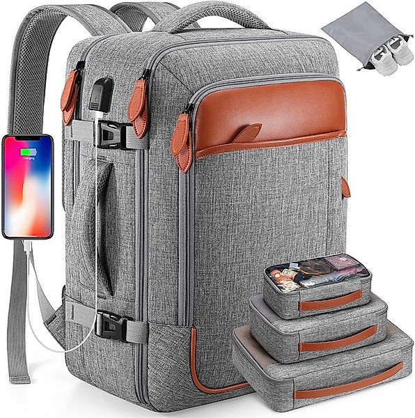 HAUSS SPOLE Reisetasche 4-teiliges Schultasche Handgepäck Wasserdicht, 40L, günstig online kaufen