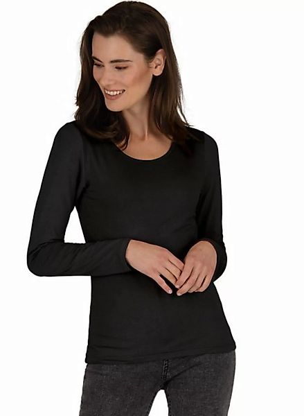 Trigema Longsleeve TRIGEMA Shirt aus Viskose Langarm (1-tlg) günstig online kaufen