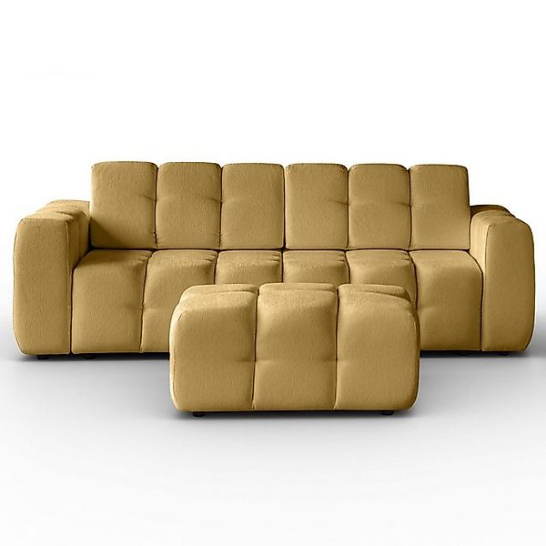 MOEBLO Polstergarnitur Tantalia + Hocker/Sessel, (Stilvolles Polstermöbel-S günstig online kaufen
