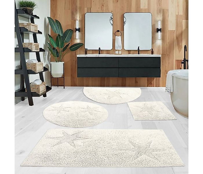 OTTO home Badematte Marie, Badvorleger, Badezimmer Teppich, Höhe 13 mm, rut günstig online kaufen