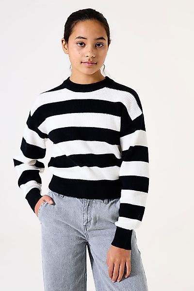 Garcia Strickpullover mit Streifen Muster günstig online kaufen