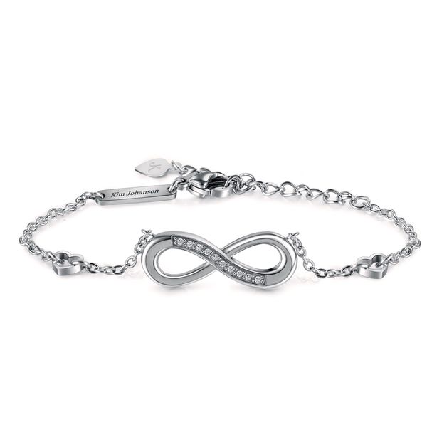 Kim Johanson Armband Infinity aus Edelstahl günstig online kaufen