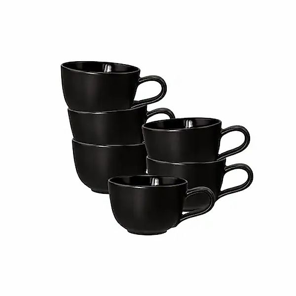 Seltmann Weiden Espressotasse »Espressotassen Liberty Velvet Black 100 ml 6 günstig online kaufen