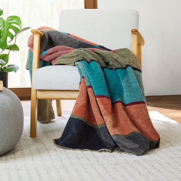 IBENA Wohndecke "Jacquard Decke Alexandria" in kräftigen Farben günstig online kaufen