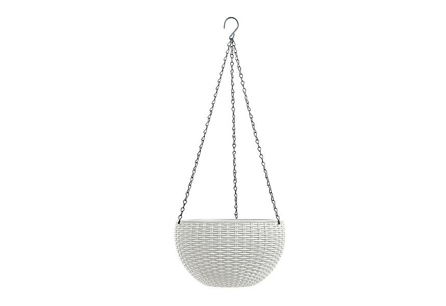 HTI-Living Blumenampel Blumenampel Nessa Rattanoptik Weiß (Stück, 1 St., 1 günstig online kaufen