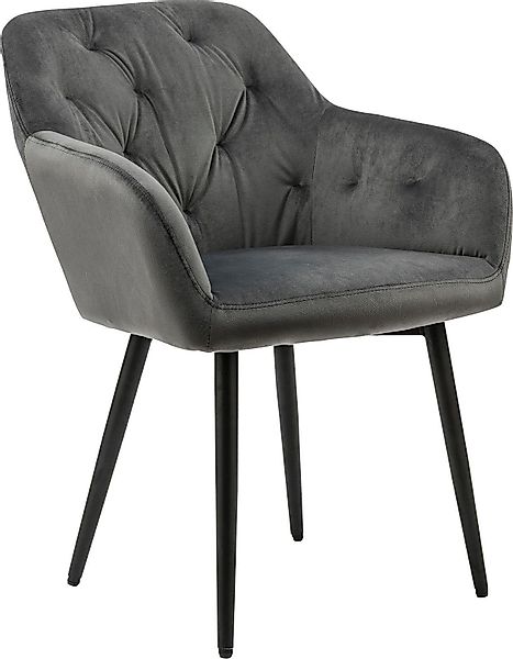 SalesFever Esszimmerstuhl "Coventry Komfortabler Polstertuhl im eleganten S günstig online kaufen