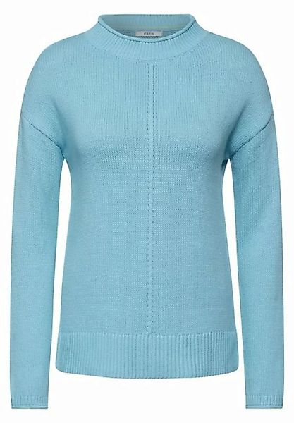 Cecil Sweatshirt Strick-Pullover in Unifarbe günstig online kaufen