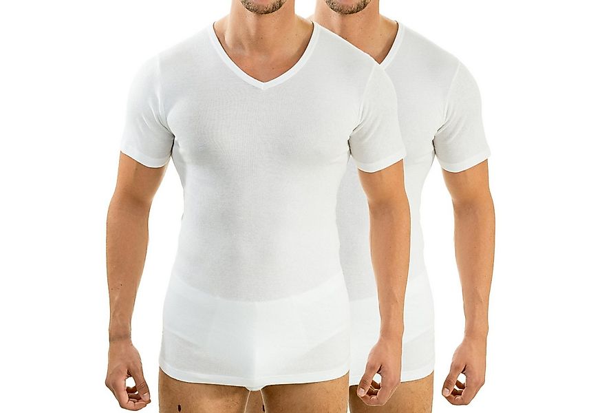 HERMKO Unterziehshirt 16488 (Pack, 2er) Baumwolle/Modal, Business Shirt, an günstig online kaufen