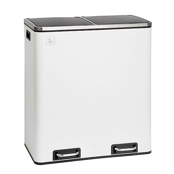 Svita TM2X30 Treteimer 60 Liter Abfalleimer Mülleimer Design Mülltrennung P günstig online kaufen