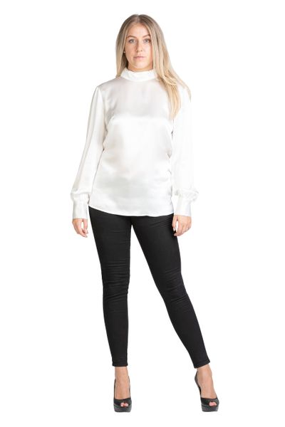 Posh Gear Seidenbluse Damen Bluse Satinoseta günstig online kaufen