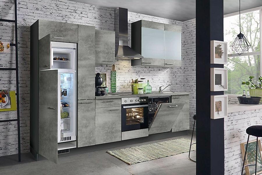 Express Küchen Küchenzeile »Trea«, vormontiert, mit Vollauszug und Soft-Clo günstig online kaufen