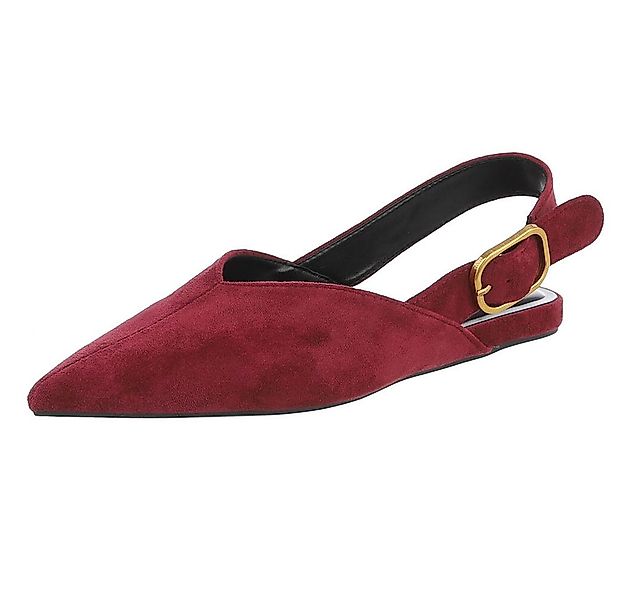 Ital-Design Eleganter Slingback-Schuh für Damen mit dekorativer Schnalle Sc günstig online kaufen