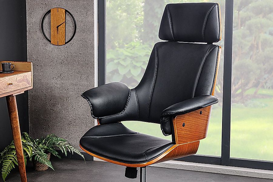 riess-ambiente Bürostuhl MANHATTAN natur / schwarz (Einzelartikel, 1 St), K günstig online kaufen