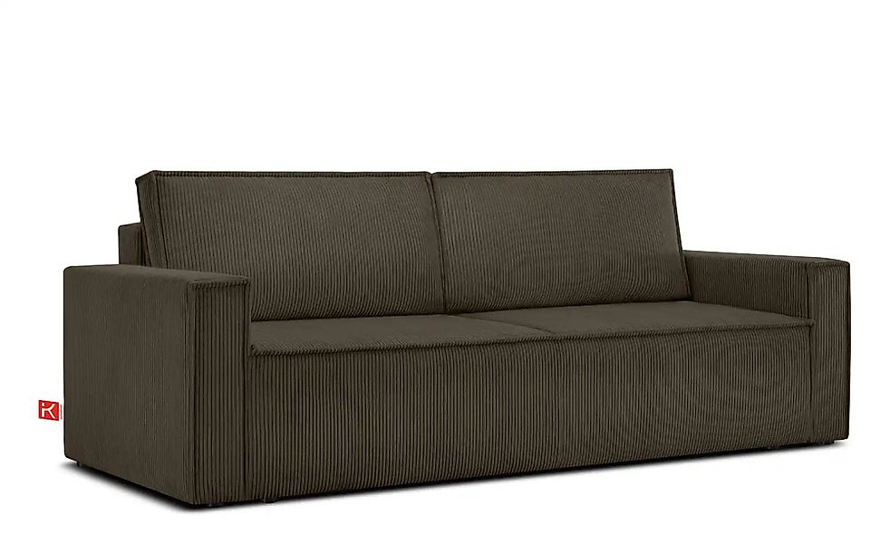 KONSIMO Einzelsofa  Napi ¦ braun ¦ Maße (cm): B: 228 H: 89 Polstermöbel > S günstig online kaufen