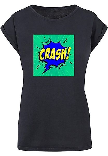 Merchcode T-Shirt Merchcode Damen Ladies CRASH Comic Extended Shoulder Tee günstig online kaufen