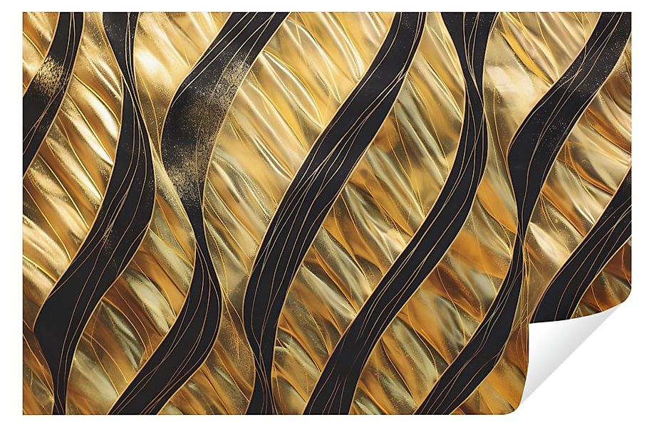 Wallarena Fototapete Abstrakt Gold Vlies Tapete günstig online kaufen