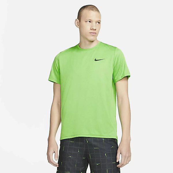 Nike Pro Dri Fit Hyper Dry Kurzärmeliges T-shirt L Stadium Green / Mean Gre günstig online kaufen
