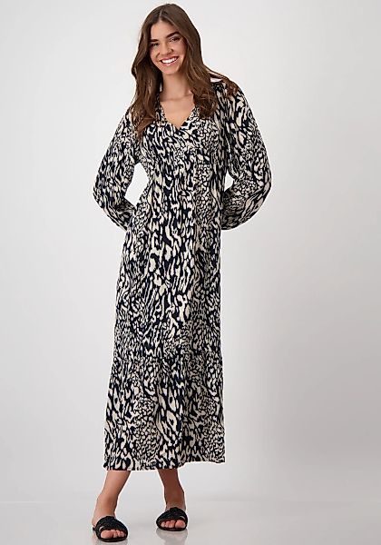 Monari Maxikleid, mit Animalprint günstig online kaufen