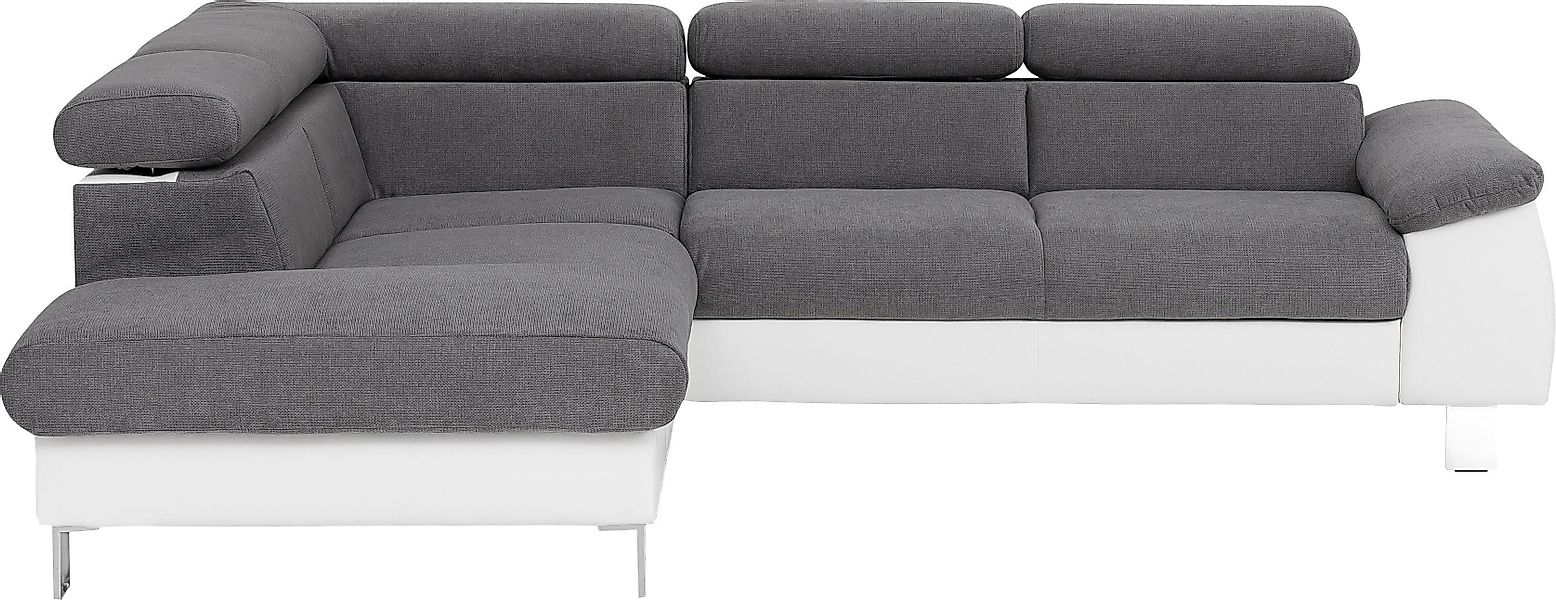 COTTA Ecksofa Komaris L-Form mit Kopfteilverstellung, günstig online kaufen