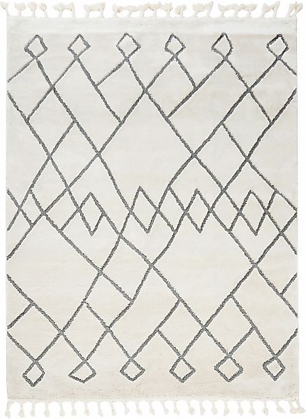 done. Teppich "SEA" rechteckig 10 mm Höhe modernes Scandi Design, kariert, günstig online kaufen