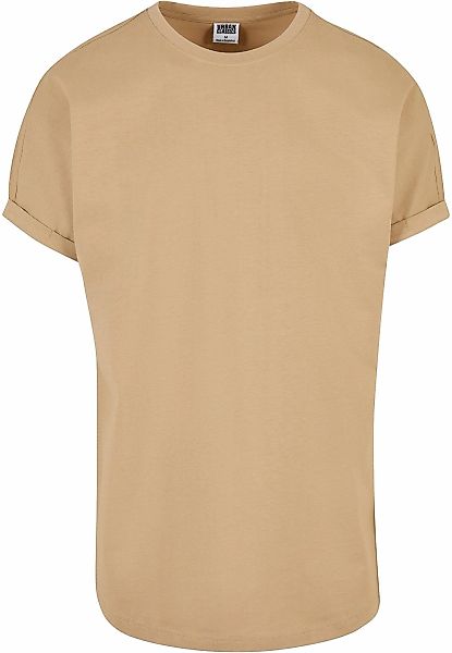 URBAN CLASSICS T-Shirt "Urban Classics Herren Long Shaped Turnup Tee", (1 t günstig online kaufen