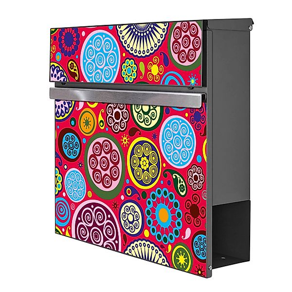 Banjado Briefkasten Anthrazit 37x37x10.5cm Groß / Inkl. Montagematerial & 2 günstig online kaufen